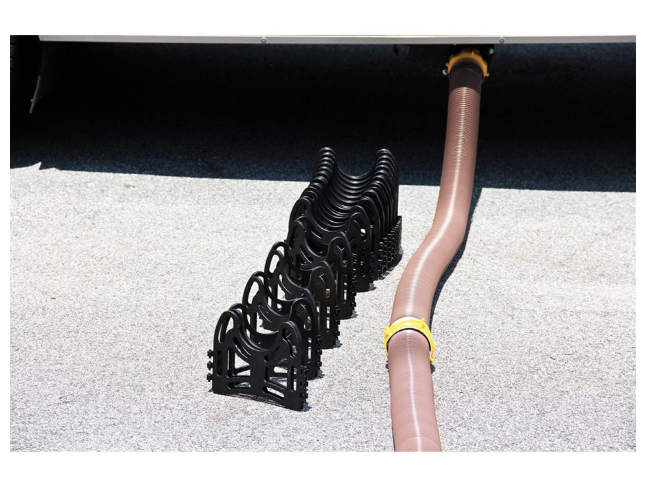 Camco Sidewinder Plastic Sewer Hose Support - 15' Bilingual