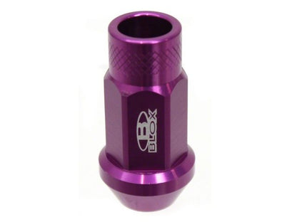 BLOX Racing Street Series Forged Lug Nuts 12x1.25mm Set of 16 Purple