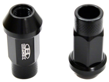 BLOX Racing Forged AL7075 Lug Nut Set 12x1.25mm Set of 20 Black