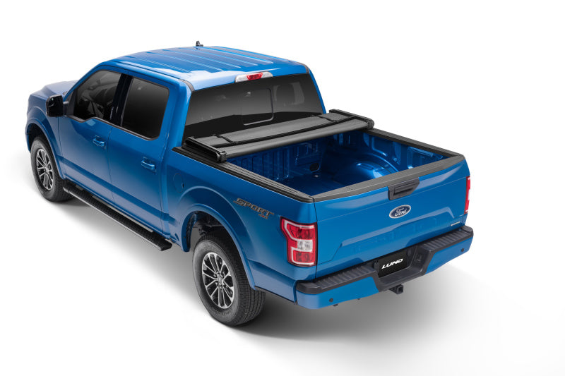 Lund 05-15 Toyota Tacoma (5ft. Bed) Genesis Elite Tri-Fold Tonneau Cover - Black 95886