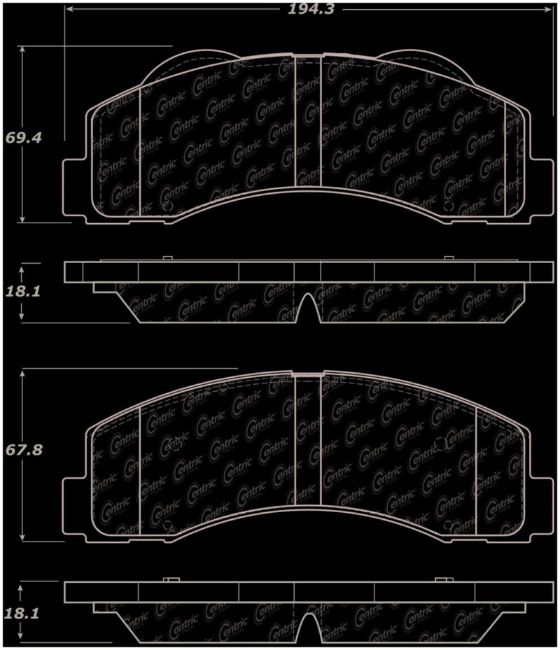 Stoptech ST Premium Brake Pads Brakes, Rotors & Pads Brake Pads - OE main image