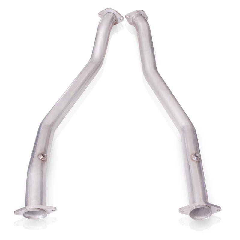 Stainless Works 2018+ Jeep Grand Cherokee TrackHawk 3in Off Road Factory Connect Mid Pipes JEEP62OR Main Image