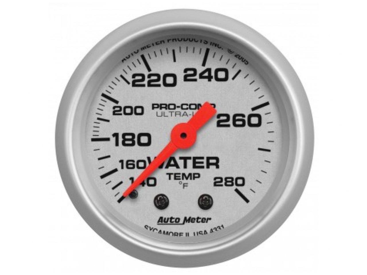 Autometer Water Temp Gauge 4331 Item Image