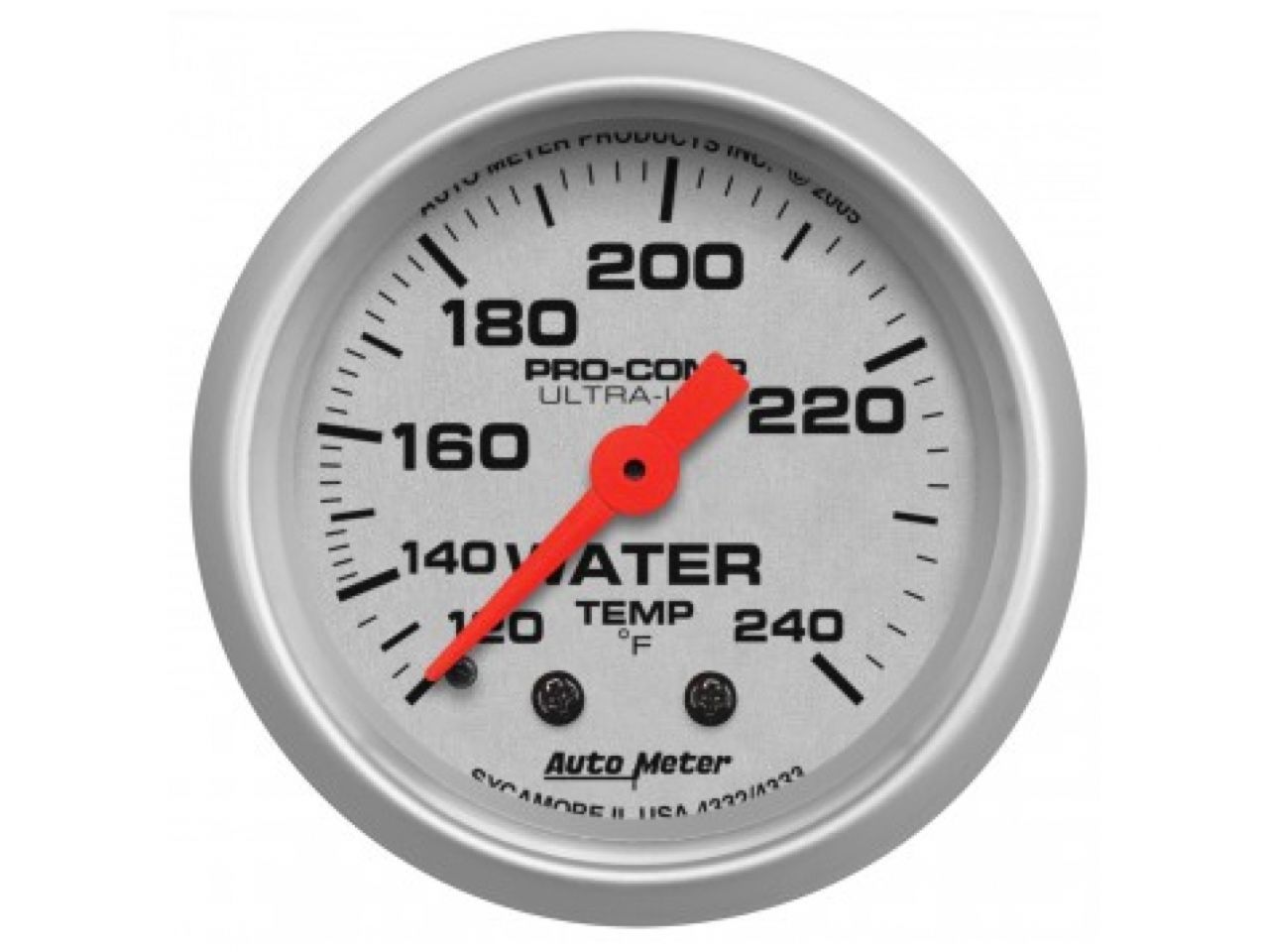 Autometer Water Temp Gauge 4332 Item Image