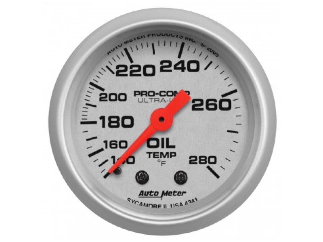 Autometer Oil Temp Gauge 4341 Item Image