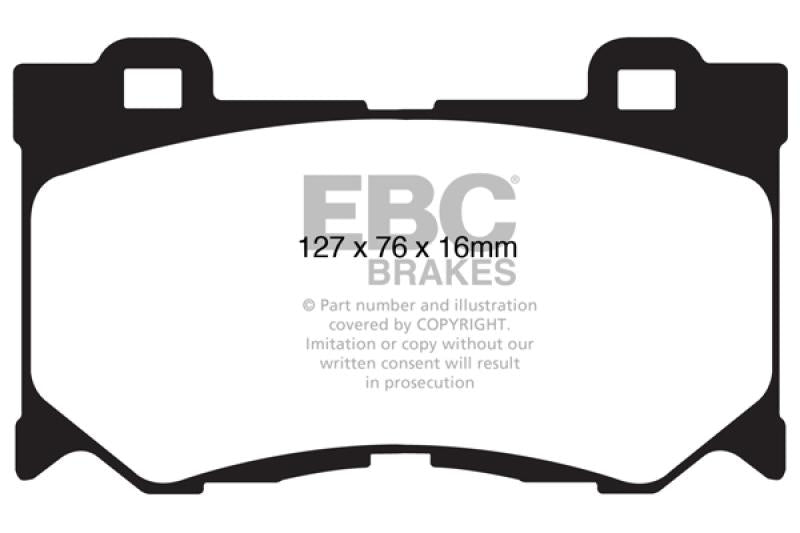 EBC 2013+ Infiniti Q50 Hybrid 3.5L Hybrid Sport Ultimax2 Front Brake Pads UD1346 Main Image