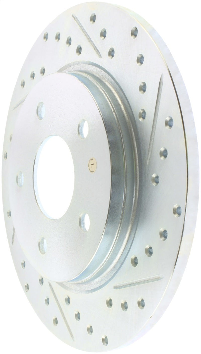 StopTech Select Sport Drilled & Slotted Rotor - Left - Rear 227.67071L