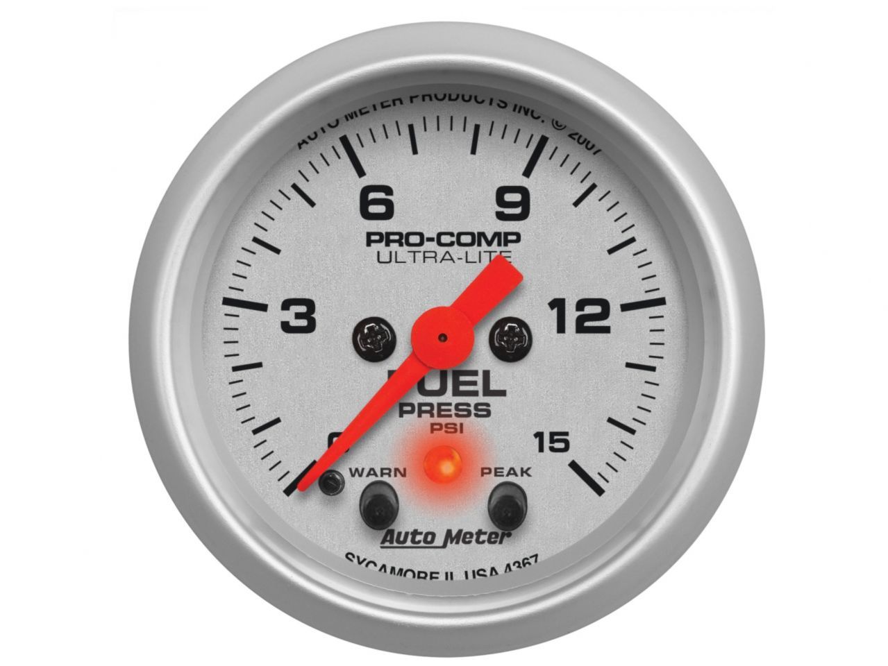 Autometer Fuel Pressure Gauge 4367 Item Image