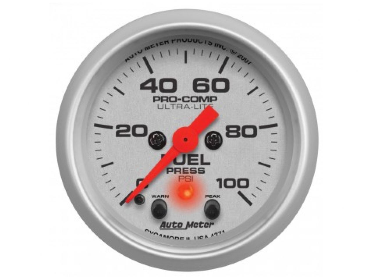 Autometer Fuel Pressure Gauge 4371 Item Image