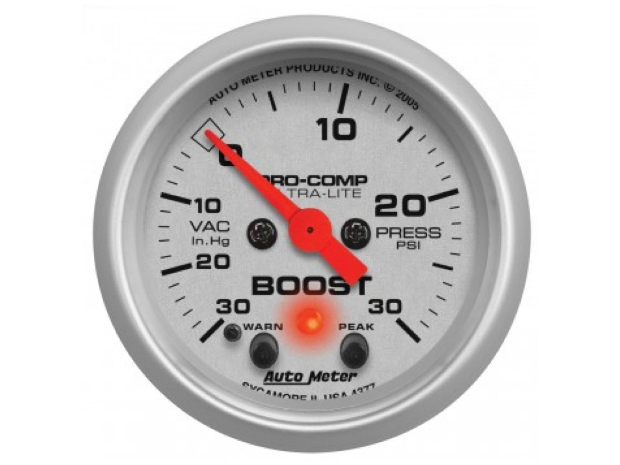 Autometer Boost Gauge 4377 Item Image