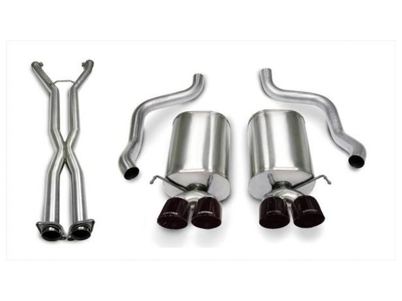 Corsa Performance 2.5" Dual Rear Exit Cat-Back Exhaust System with Twin 3.5" Tips