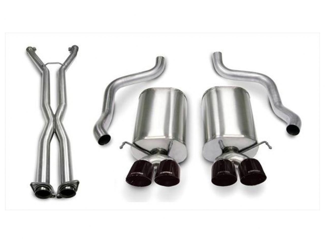 Corsa Performance 2.5" Cat-Back, Dual Rear Exit with Twin 3.5" Polished Pro-Series Tips