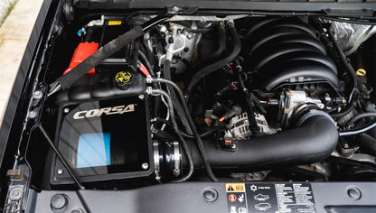 Corsa 2014-2019C Silverado, Sierra, GM SUV, 6.2L V8 Closed Box Air Intake w/Power Core Air Filter 455546