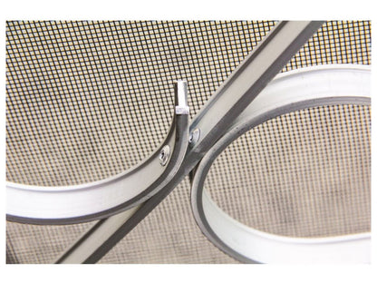 Camco Screen Door Deluxe Grille - Aluminum Bilingual
