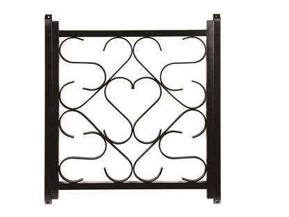 Camco Screen Door Deluxe Grille - Black Bilingual