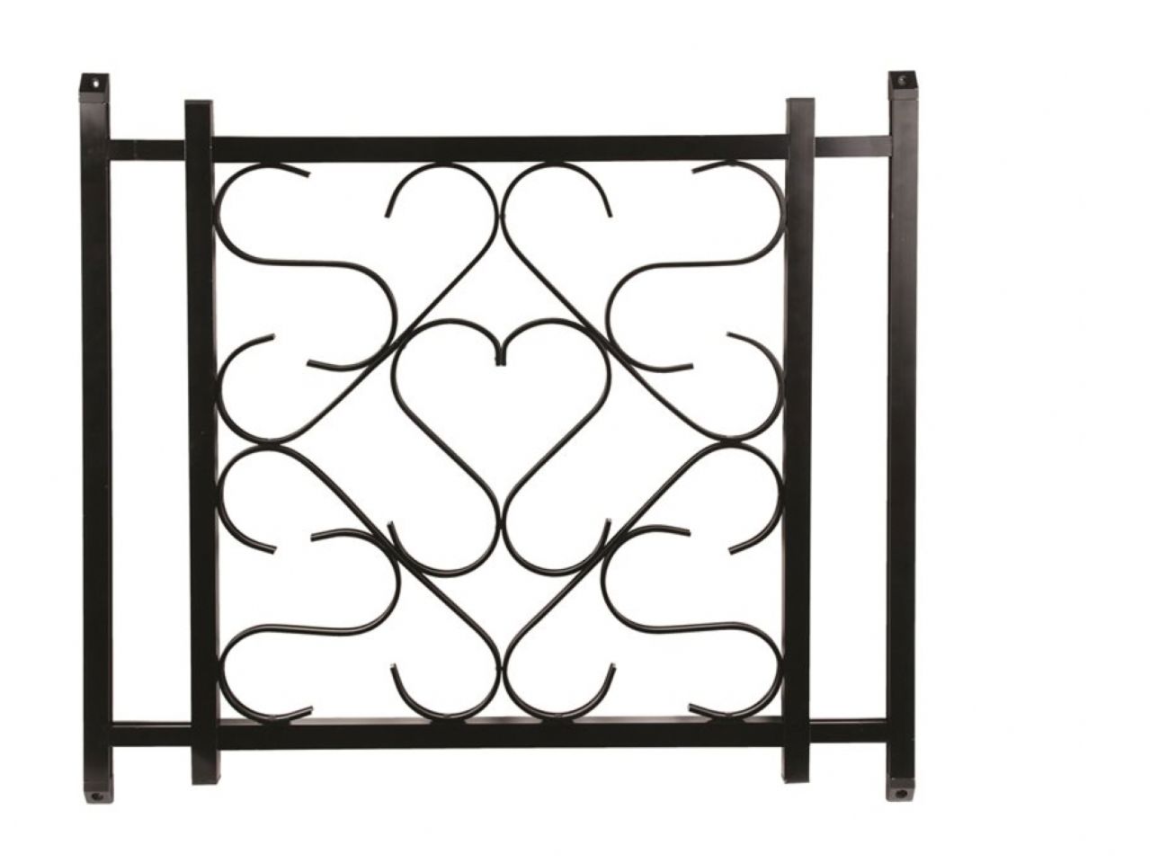 Camco Screen Door Deluxe Grille - Black Bilingual