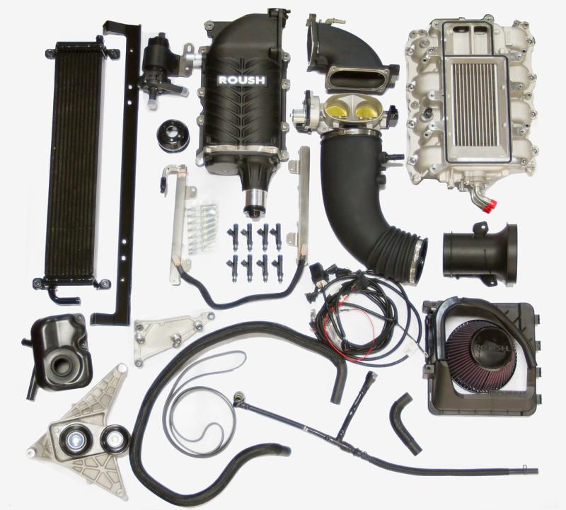 ROUSH 2011-2014 Ford F-150 5.0L V8 570HP Phase 2 Calibrated Supercharger Kit 421435 Main Image