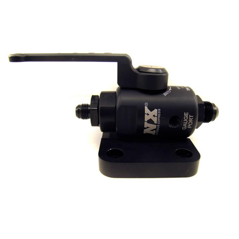 Nitrous Express Remote Shutoff Nitrous Valve Female 8AN Oring Inlet and Outlet 15851 Main Image