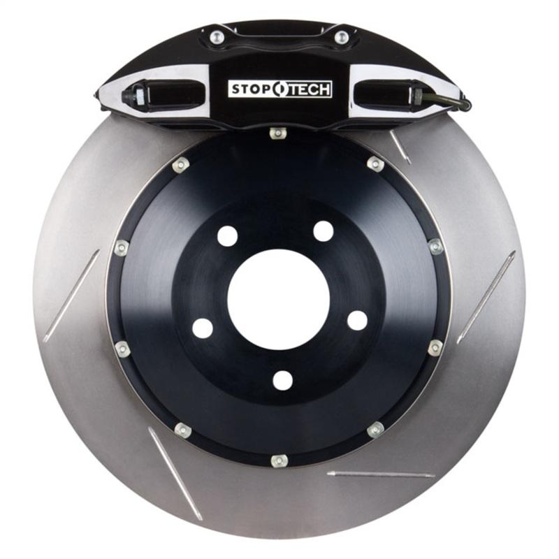 StopTech 00-05 S2000 BBK Rear Small 4-Piston Blk Caliper 345x28 Slotted Rotor (w/ Parking Brake) 83.429.005G.51 Main Image