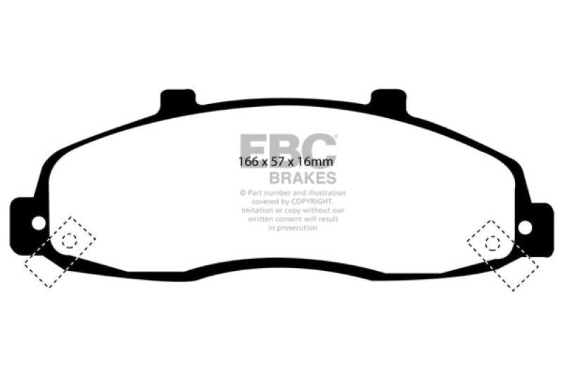 EBC Brakes Bluestuff Street and Track Day Brake Pads DP51259NDX Main Image