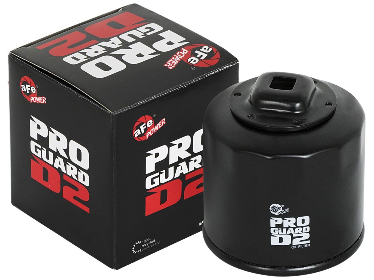 aFe Pro GUARD D2 Oil Filter (4 Pack) Nissan Cars 02-17 I4/ Subaru Cars