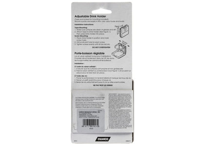Camco Adjustable Drink Holder - Brown Bilingual