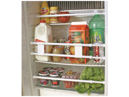 Camco Refrigerator Bar - 3Pack - 16" To 28" White Bilingual