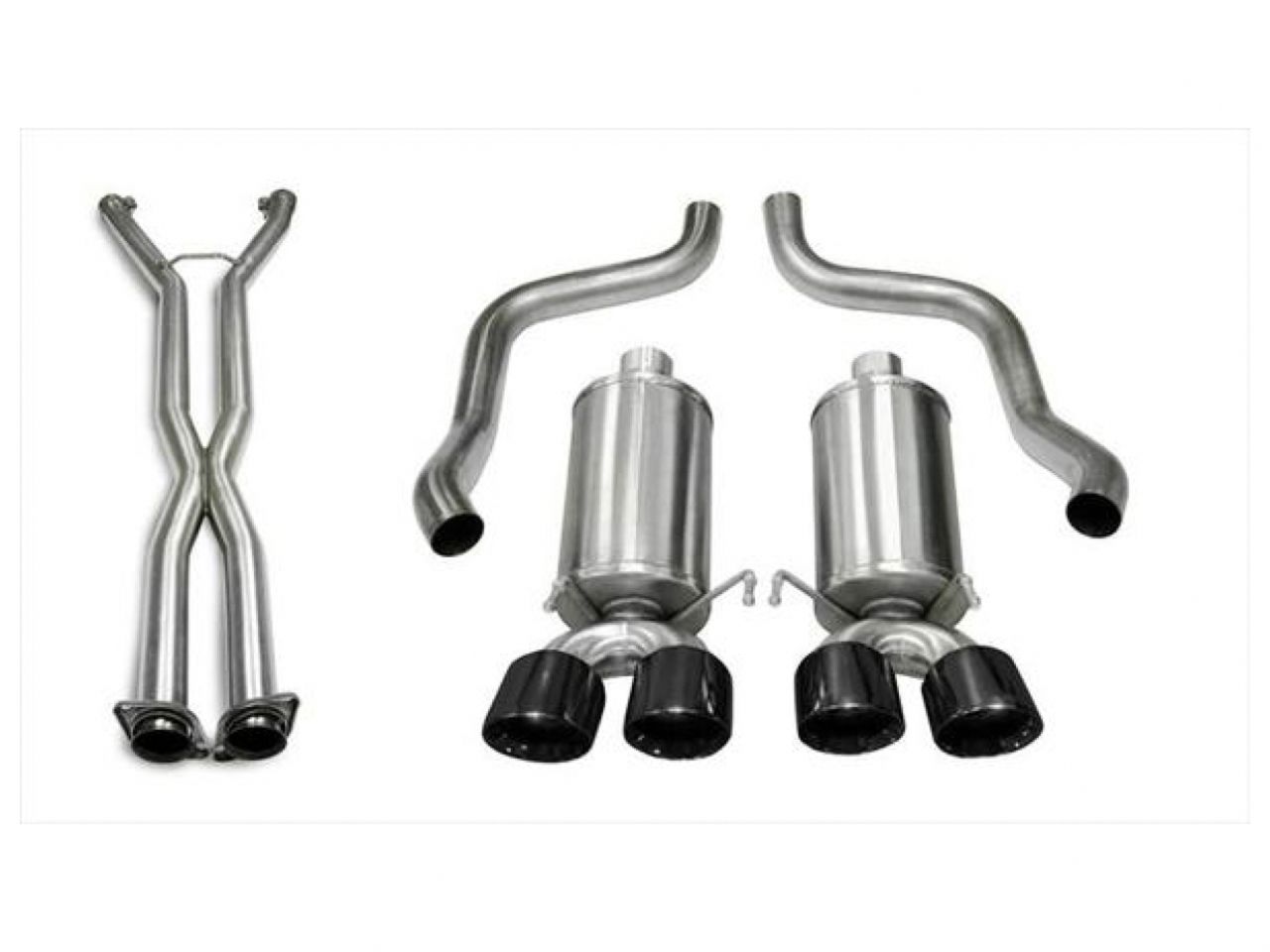 Corsa Performance 2.5" Dual Rear Exit Cat-Back Exhaust System with Twin 3.5" Tips 