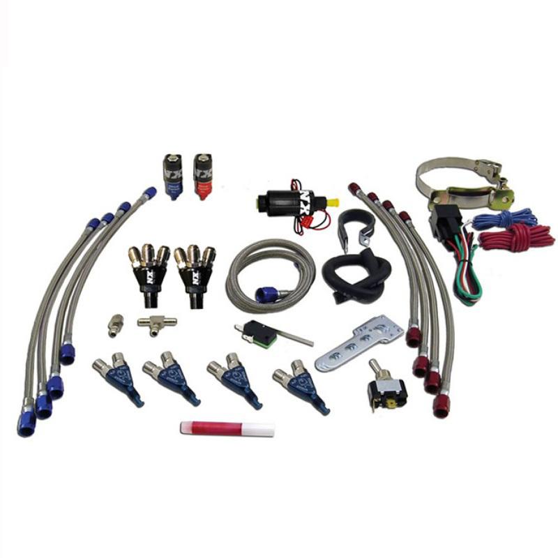 Nitrous Express 4 Cyl Piranha Nitrous Kit w/o Bottle 60005-00P Main Image