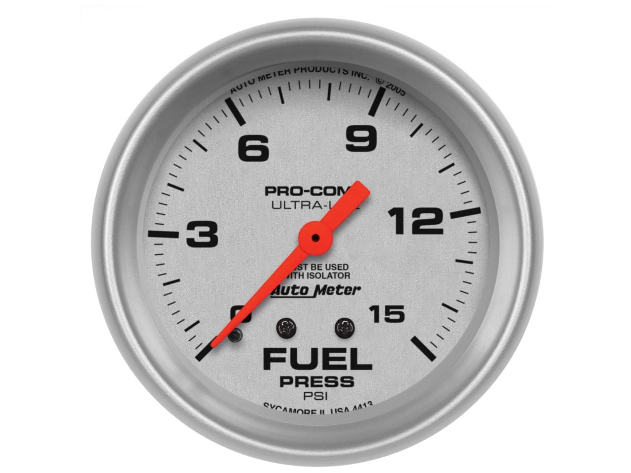 Autometer Fuel Pressure Gauge 4413 Item Image