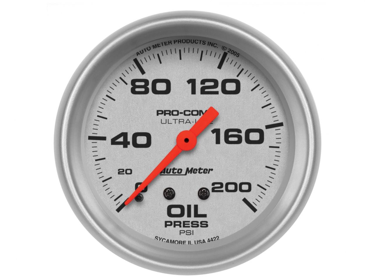 Autometer Oil Pressure Gauge 4422 Item Image