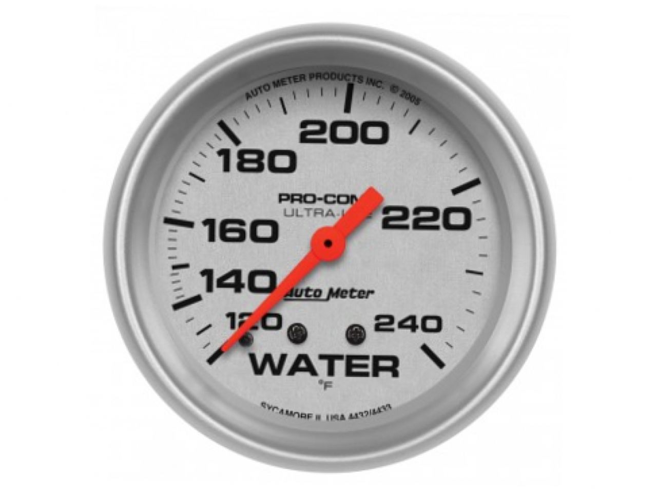 Autometer Water Temp Gauge 4432 Item Image