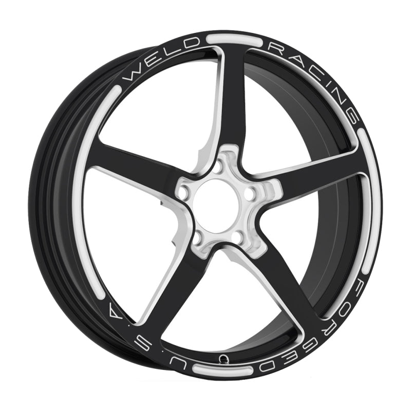 Weld Alumastar 1-Piece 18x6 / 5x4.75 BP / 3.7in. BS Black Wheel 88B-1806277