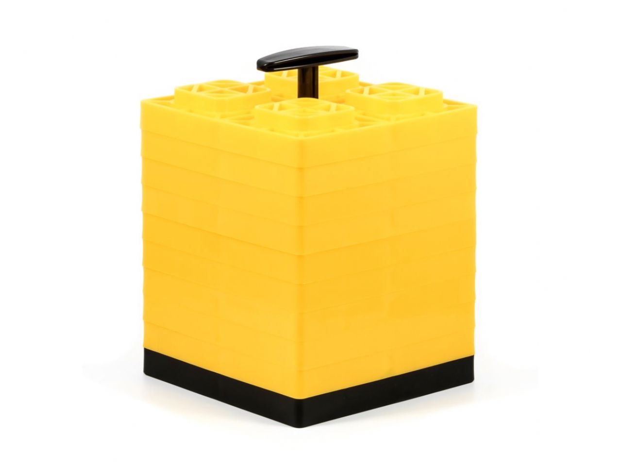 Camco FasTen Leveling Blocks - w / T-Handle,2x2,Yellow 10 Pack Bilingual