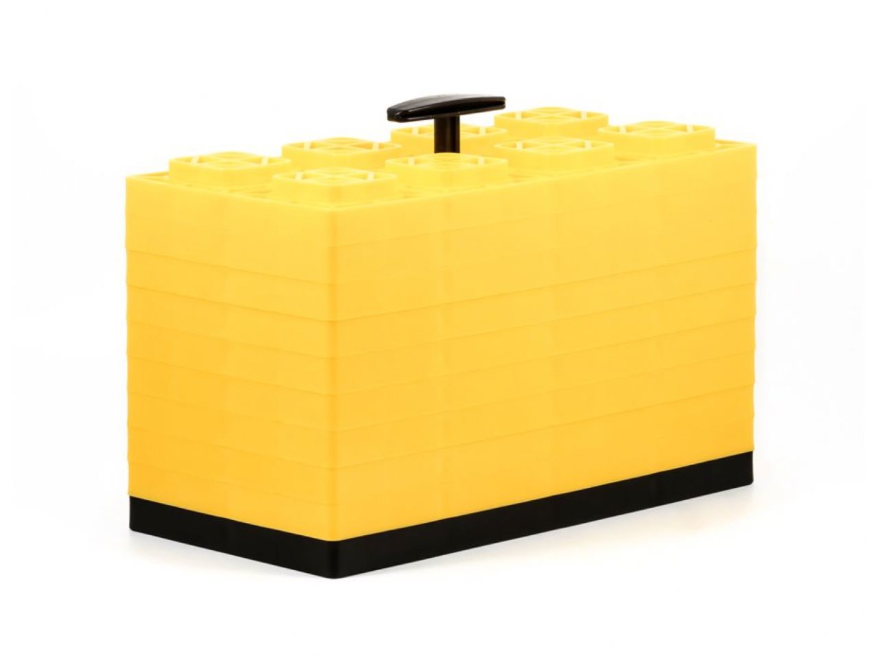 Camco FasTen Leveling Blocks - W/ T-Handle,4x2,Yellow 10 Pack Bilingual