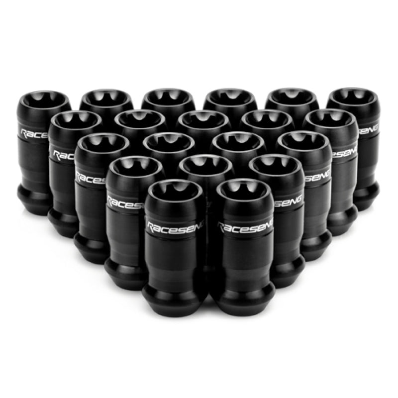 Raceseng TNR-1 Titanium Lug Nut Set - M14x1.5mm - Brushed Black 010233BRBS20