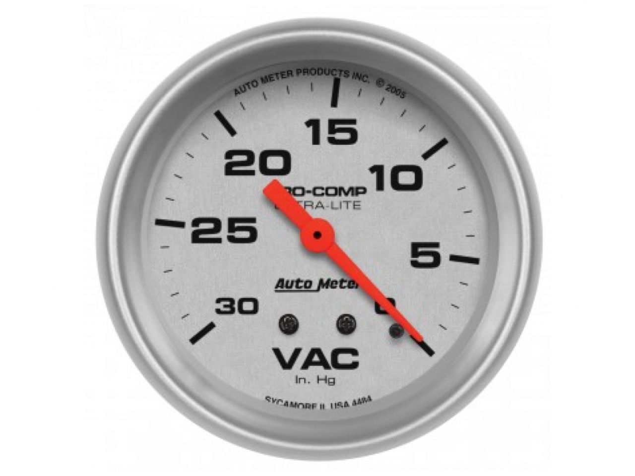 Autometer Vacuum Gauge 4484 Item Image