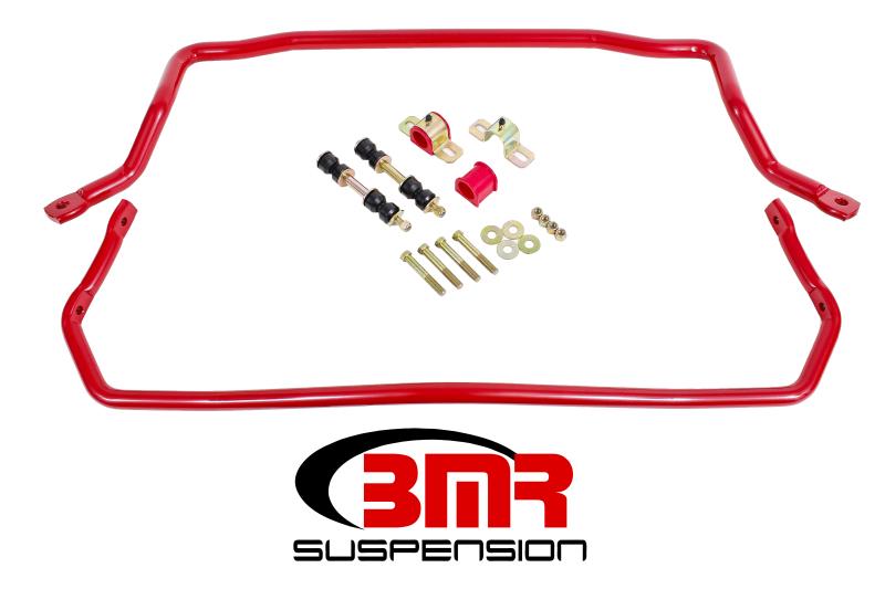 BMR 78-87 G-Body Front & Rear Sway Bar Kit w/ Bushings - Red SB031R Main Image