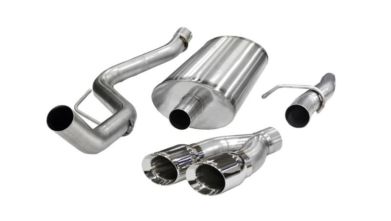 Corsa 11-13 Ford F-150 6.2L V8 Polished Sport Cat-Back Exhaust 14394 Main Image