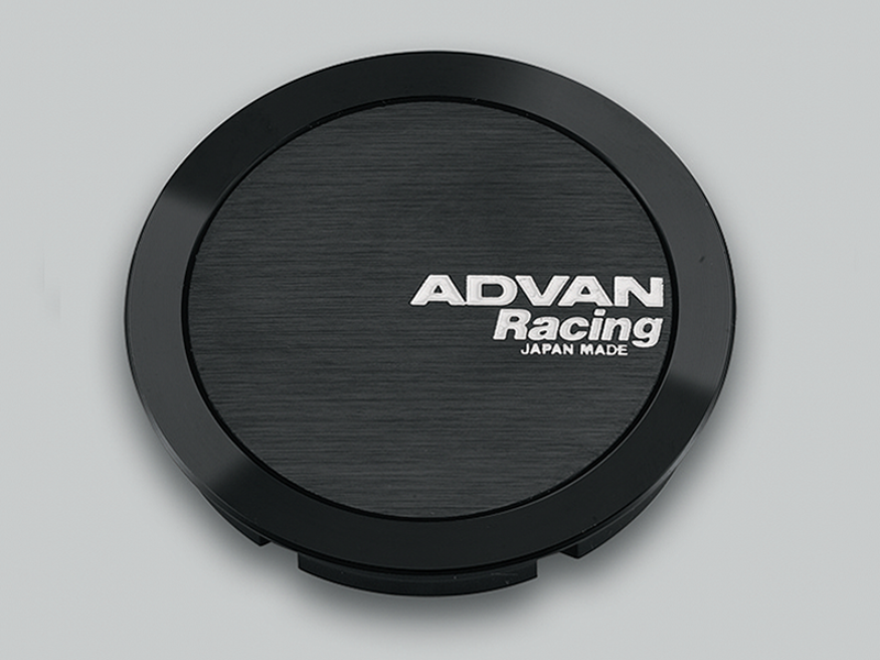 Advan Full Flat 63mm Centercap - Black YV0332