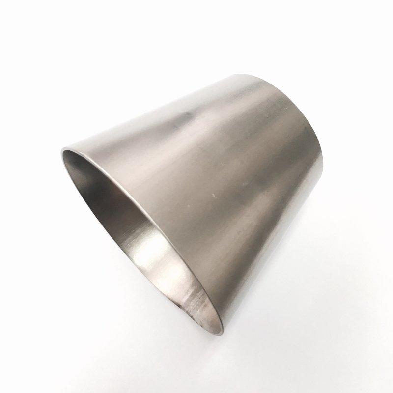 Ticon Industries 2-3/8in OAL 2.0in to 3.0in Titanium Transition Reducer Cone 107-07650-0000 Main Image