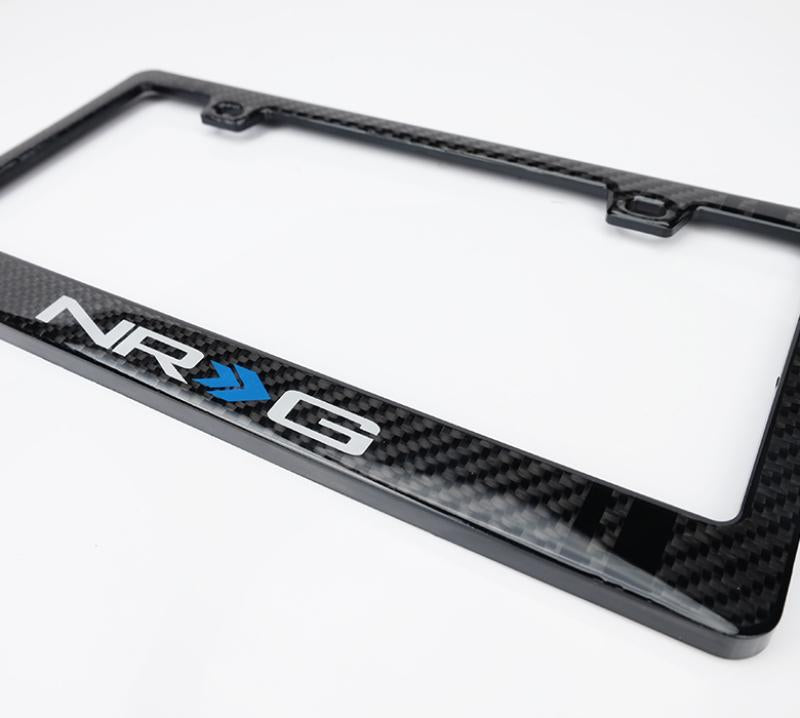 NRG Carbon License Plate Frame/ Fiber Poly Dip Finish Wet w/ NRG Logo CARB-P200NRG Main Image