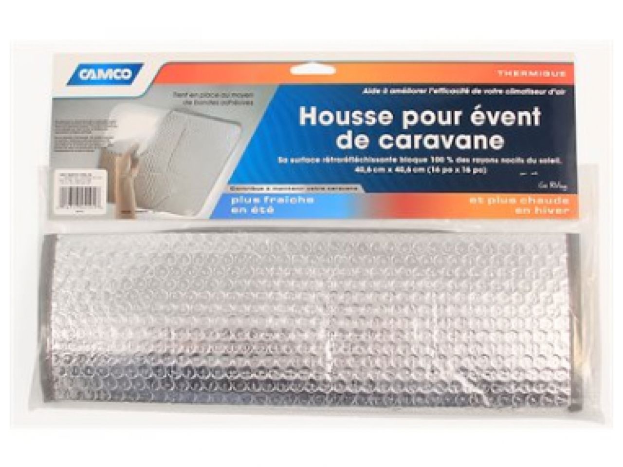 Camco Vent Cover - Reflective 16"x16" Bilingual