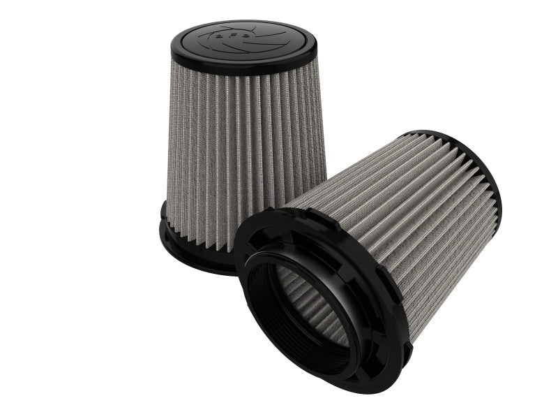 aFe MagnumFLOW Pro Dry S Air Filter 4in F x 6in B MT2 x 4-3/4 T x 7in H (Inverted) 21-90114-MA