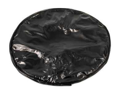 Camco Spare Tire Cover - O_21-1 / 2" Dia Vinyl, Black Bilingual