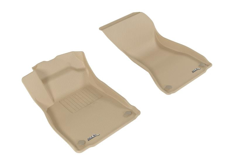 3D MAXpider 2017-2019 Audi A4/S4/A5/S5 Kagu 1st Row Floormat - Tan L1AD04211502 Main Image