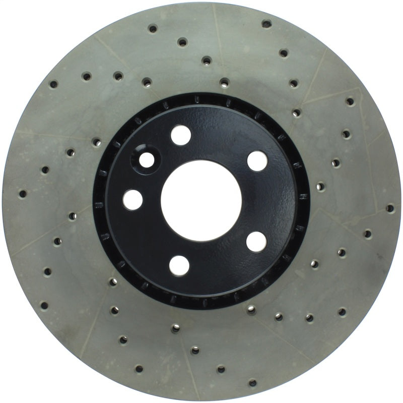 StopTech Sport Cryo Cross Drilled Brake Rotor; Front Right