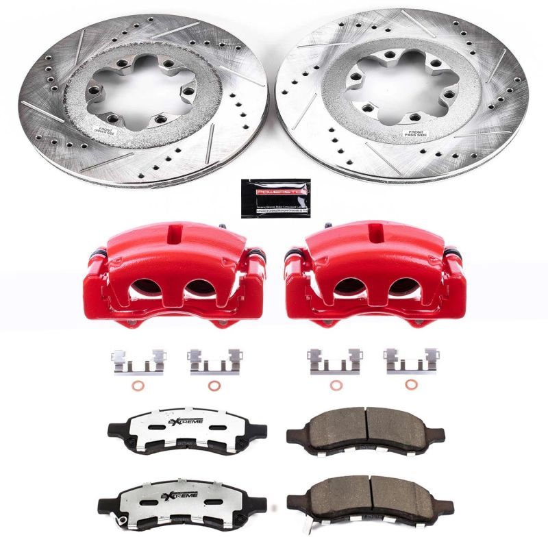 PowerStop PSB Z36 Truck & Tow Kit w/Cals Brakes, Rotors & Pads Brake Kits - Performance D&S main image