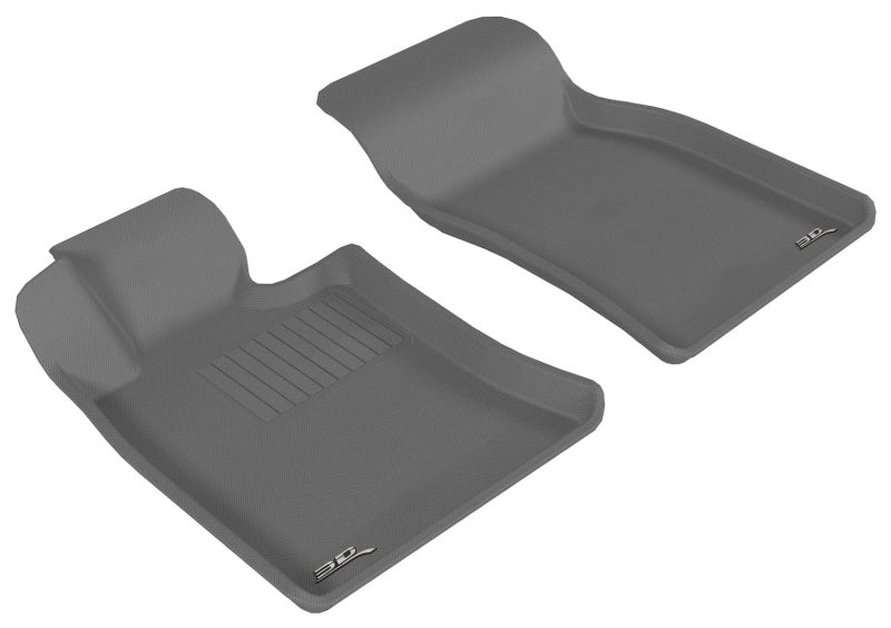 3D MAXpider 2007-2013 Mini Cooper Hardtop/Convertible/Clubman Kagu 1st Row Floormat - Gray L1MN00211501