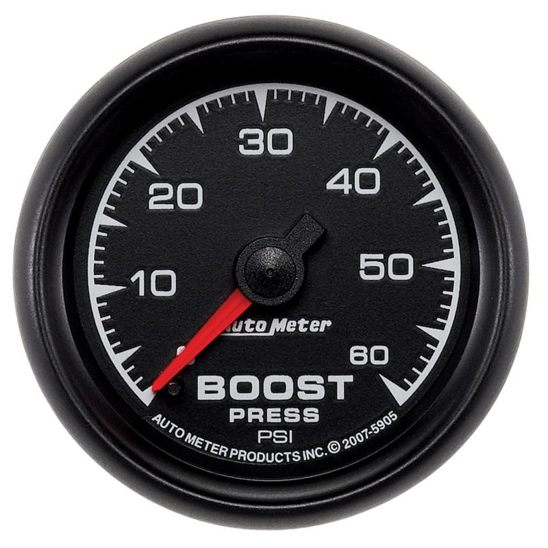 Autometer ES 52mm 0-60 PSI Mechanical Boost Gauge 5905 Main Image